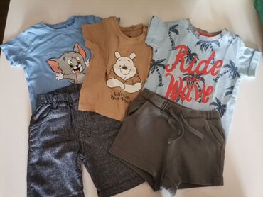 body m majica: Set: T-shirt, Shorts, 74-80
