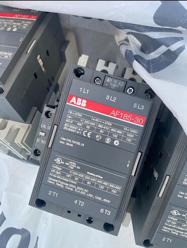 Лампочки: ABB AF185-30 kontaktor 600V/250A Bobin gərginliyi 48V Original, az