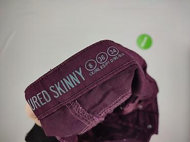 tanie cargo: Skinny, Spodnie materiałowe damskie, rozmiar S — 4