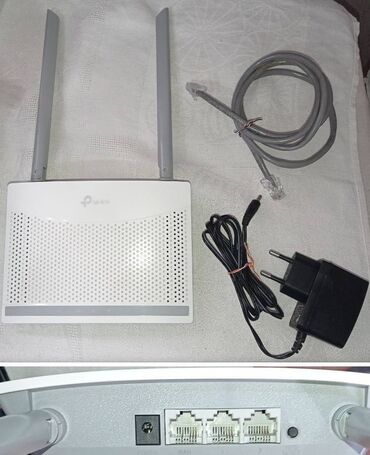 домашние интернет: WiFi роутер TP-Link TL-WR820N v1, 2 антенны, 2 порта LAN, 1 WAN