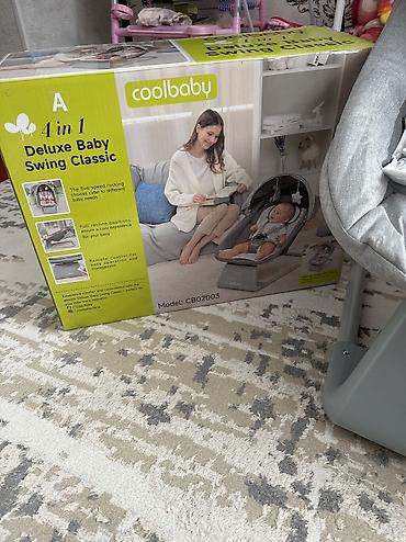 шезлонг как: Почти новый ♥️ Электрокачеля-шезлонг для младенца CoolBaby - Умное — 4
