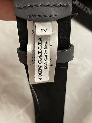 ремень детский: Оригинальный ремень John Galliano Kids, Made in Italy - Материал — 3