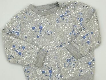 sweterek biały dla chłopca 68 niemowlęcy: Sweatshirt, Primark, 3-4 years, 98-104 cm, condition - Good