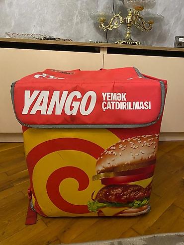 Kuryer çantaları: Yango “Yemək Çatdırılması” termo çantası - Peşəkar qida çatdırılması — 2