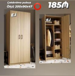 Sifarişlə qonaq dəstləri: Yeni, Açılan, 2 qapılı Qarderob, paltar dolabı