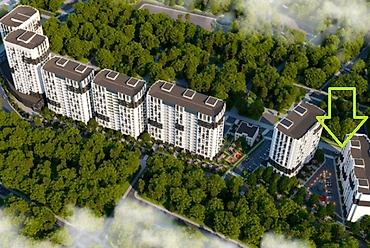 памир строй: 2 комнаты, 74 м², Южная Магистраль Элитка, 9 этаж, ПСО (под самоотделку) — 6