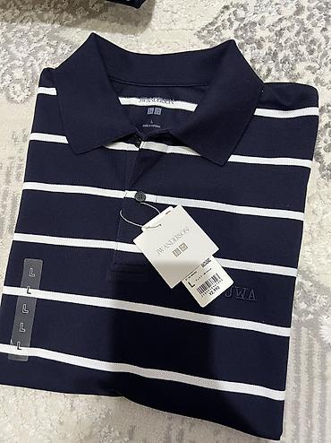 куртки поло: Мужская футболка, L, Uniqlo, Новый — 2