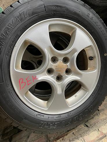 Колеса в сборе 215 / 60 / R 15, Зима, Б/у, Комплект, Легковые, Литые, отверстий - 5