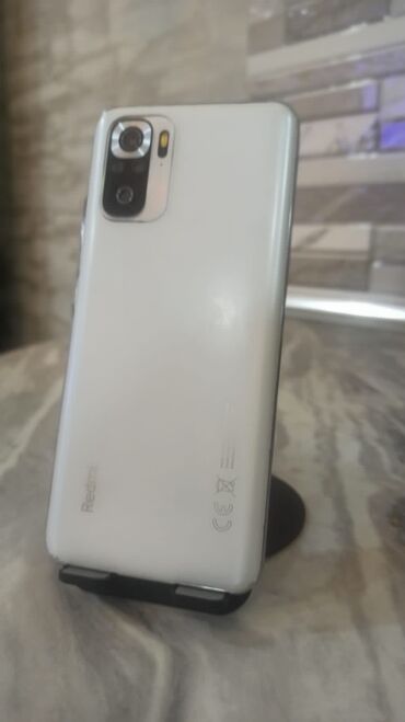 xiaomi redmi note 8 qiymeti: Xiaomi Redmi Note 10S, 64 GB, rəng - Ağ, 
 Barmaq izi