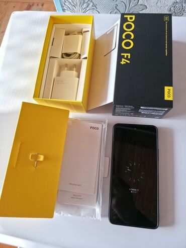 Poco: Poco F4, 256 GB, rəng - Qara, Barmaq izi — 10