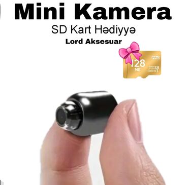 Videomüşahidə: Mini Kamera ★ - Ölçü: uzunluq: 4sm en: 3sm - Qoşulma Tip: hərhansı