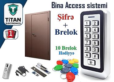 qapi: Bina Access control Access control Brelok (maqnit açar)şifrə və İD — 1