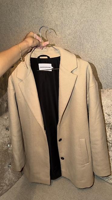 Paltolar: Palto, Calvin Klein, M, L, rəng - Bej — 1
