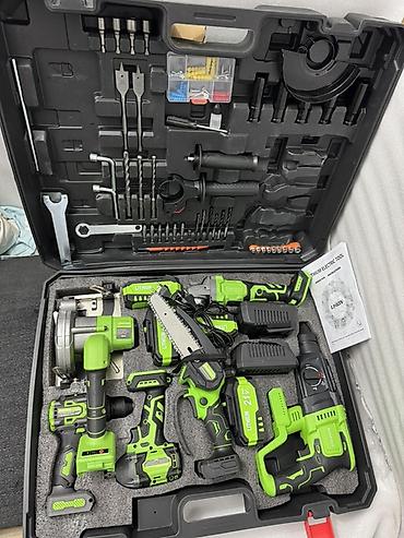 Наборы электроинструментов: Аккумуляторный набор электроинструментов 21V Li‑ion в ударопрочных — 2