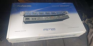 RME Fireface 800 – 56-kanallı, 192 kHz FireWire audio interfeys - lalafo.az -da RME Fireface 800 – 56-kanallı, 192 kHz FireWire audio interfeys -