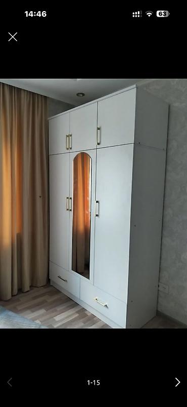 Шифоньеры, шкафы для одежды: Шифоньер, шкаф для одежды, Новый, Прямой, ЛДСП — 6