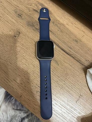 zt3 pro: Apple Watch SE (2-го поколения), 44 мм, алюминий (серебристый), синий — 1