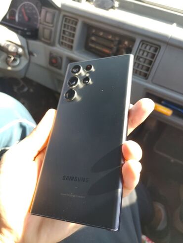 air 2020: Samsung Galaxy S22 Ultra, Б/у, 256 ГБ, цвет - Черный, 1 SIM