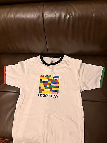 uniqlo: Футболка LEGO PLAY - Белая футболка с контрастной черной окантовкой — 1