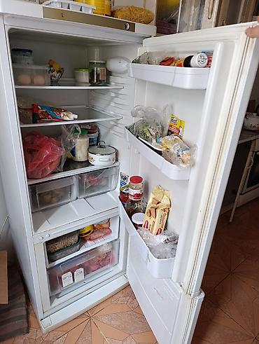 Soyuducular: İşlənmiş 2 qapılı Indesit Soyuducu Satılır, rəng - Ağ — 2