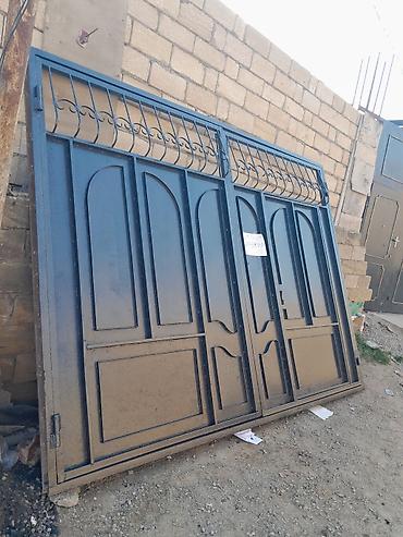 kreditle taxta: Metall darvaza dəsti - Material: qalın polad/prokat profil karkas — 1