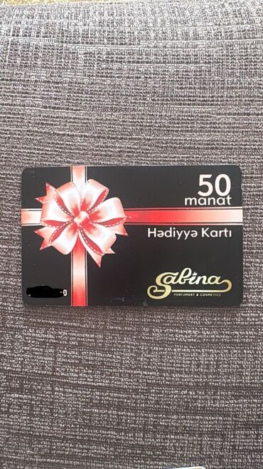 Digər: Sabina mağazasının 50aznlik hədiyyə kartı 45 azn-ə satılır