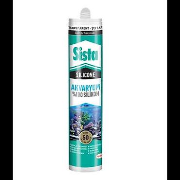 silikon tapanca kley: Sista Aquarium Silicone – 100% silikon, şəffaf - Akvariumlar üçün — 1