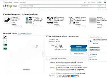 Doking stanice: SEDNA USB 2.0 Extension Cradle Dock Stand - Tip konektora: USB Type‑A — 10