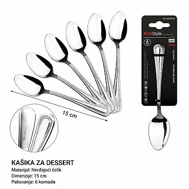 KMT Čajna kašičica sa perlama 2402959 Set čajnih/desertnih kašičica
