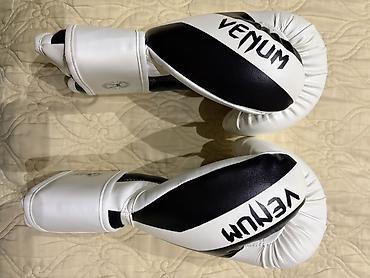 bot kar: Venum boks əlcəkləri – ağ/qara rəng - Brend: Venum - Model: Ağ-qara — 2