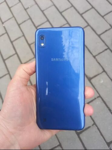 Samsung: Samsung A10, 32 ГБ, цвет - Синий, Сенсорный, Две SIM карты