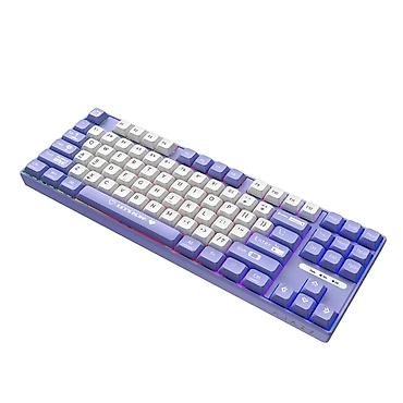 Настольные ПК и комплектующие: AJAZZ AK870MC Purple and White Wired | 87 keys | Type-C | IS1038 — 1