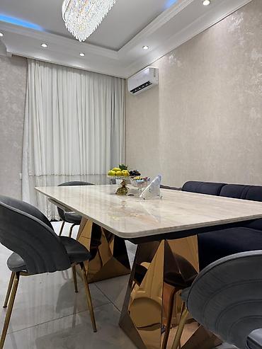 nerjavik stol: Qonaq otağı üçün, İşlənmiş, Açılan, Kvadrat masa, 4 stul — 1