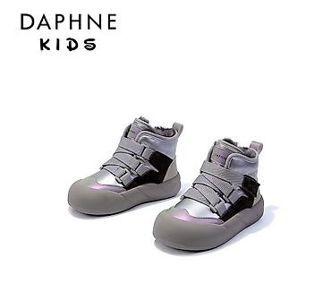 домашние тапочки: DAPHNE KIDS — утеплённые детские зимние ботинки - Модель: высокие — 1
