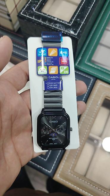 gence saat: Yeni, Qol saatı, Casio, rəng - Gümüşü — 10