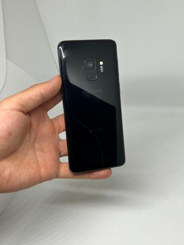 телефон бу арзан: Samsung Galaxy S9, Б/у, 64 ГБ, цвет - Черный, 2 SIM