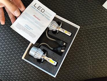 masin ucun led isiqlar: C6 LED Headlight far lampası dəsti.H4 dü pərlidi,ideal vəziyyətdədir — 3
