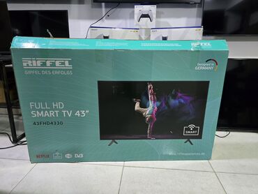 riffel tv qiymeti: İşlənmiş Televizor Riffle Led 43" FHD (1920x1080), Ödənişli çatdırılma