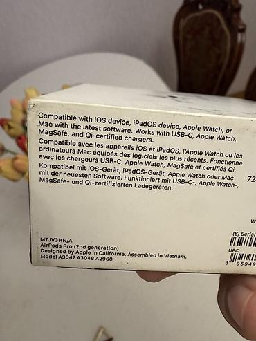 airpods 3 orginal: Apple AirPods Pro (2nd generation) Orjinal Apple məhsuludur. Açılmayıb — 2