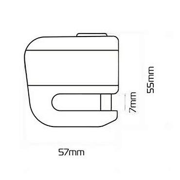 Uređaji protiv krađe: OXFORD Micro XA5 – alarmni disk brava za motocikle/skutere - — 10