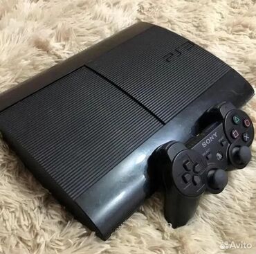 PS3 (Sony PlayStation 3): Tikişli əla işləyir, iki joystik, 4+ vəziyyətdədir