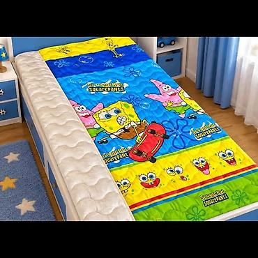 Ćebad i pokrivači: Štep deka (prekrivač za krevet) - Sunđer Bob Sponge Bob Squarepants — 7