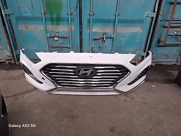 Передний бампер в сборе с решёткой радиатора для Hyundai Sonata
