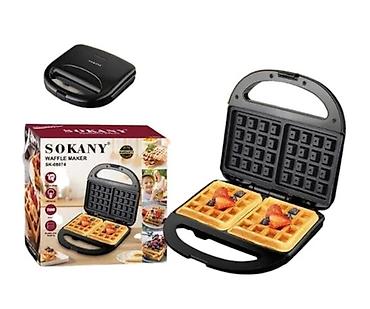 kitchen aid: 🧇 Вафельница SOKANY — 750 Вт, 2 вафли за раз 📌 Состояние: новая / — 4