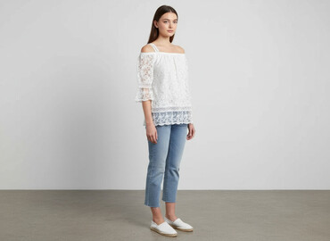 tanie bluzki boho: Women's blouse, size S