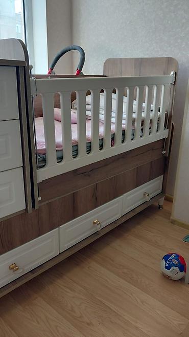 Ev və bağ: Uşaq beşiyi – kombinə edilmiş modellə - Material: MDF/LDSP — 2