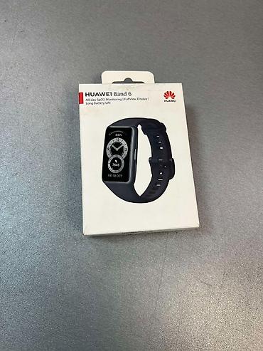 addim olcən saat: HUAWEI Band 6 – Black rəng - 1.47" FullView AMOLED displey, nazik — 1