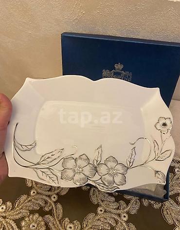 qab: Qutu dəstində porselen süfrə qabı. 050-450-97-55 çatdırılma edirik - — 2