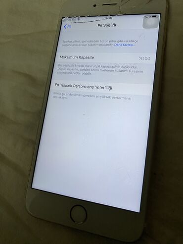 ayfon 50: IPhone 6 Plus, 16 GB, Çəhrayı, Qırıq, Sənədlərlə