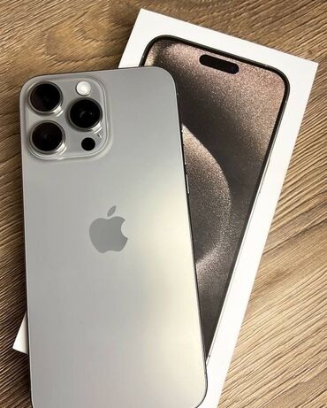 i̇phone şəki: IPhone 15 Pro, 256 ГБ, С документами, Гарантия, Отпечаток пальца